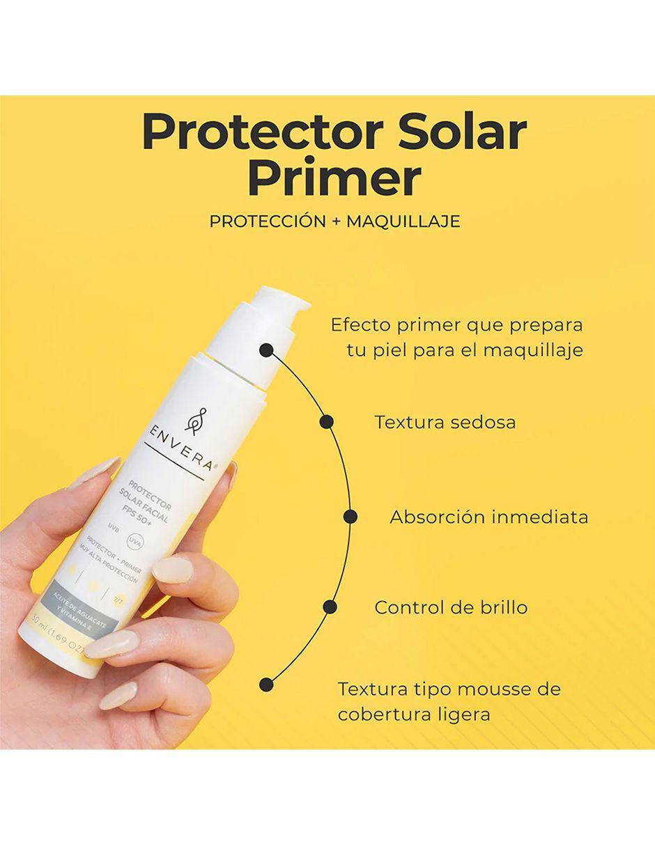 Protector Solar Facial En Barra Con Color Fps 50+ Envera 10 G