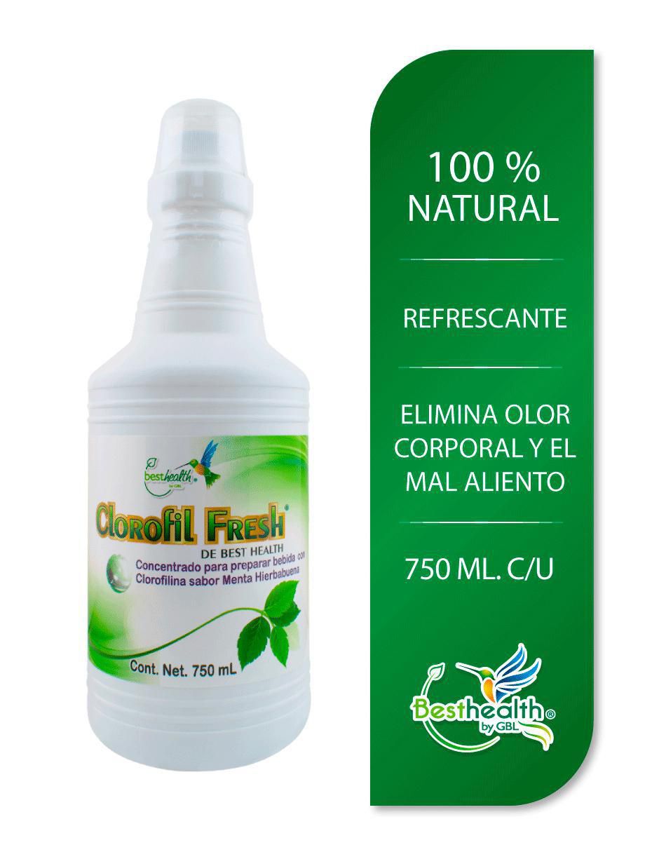Clorofil Fresh con concentrado de clorofila sabor menta - hierbabuena de 750 ml 3