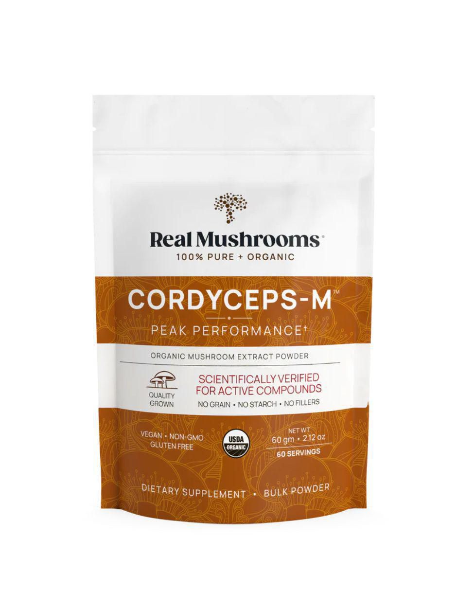 Cordyceps Real Mushrooms con cordyceps sabor natural de 60 g