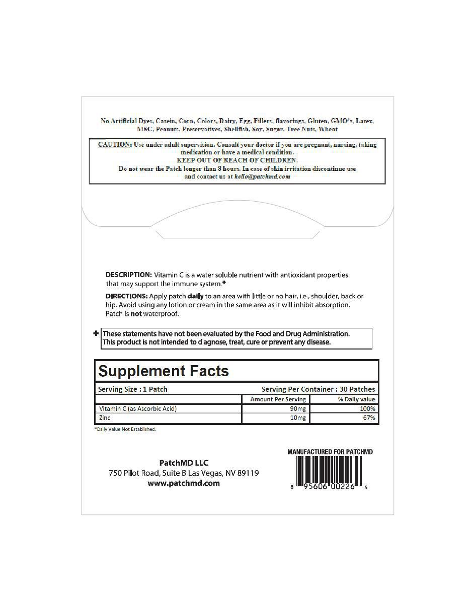 Vitamin C Plus suplemento alimenticio parches 2