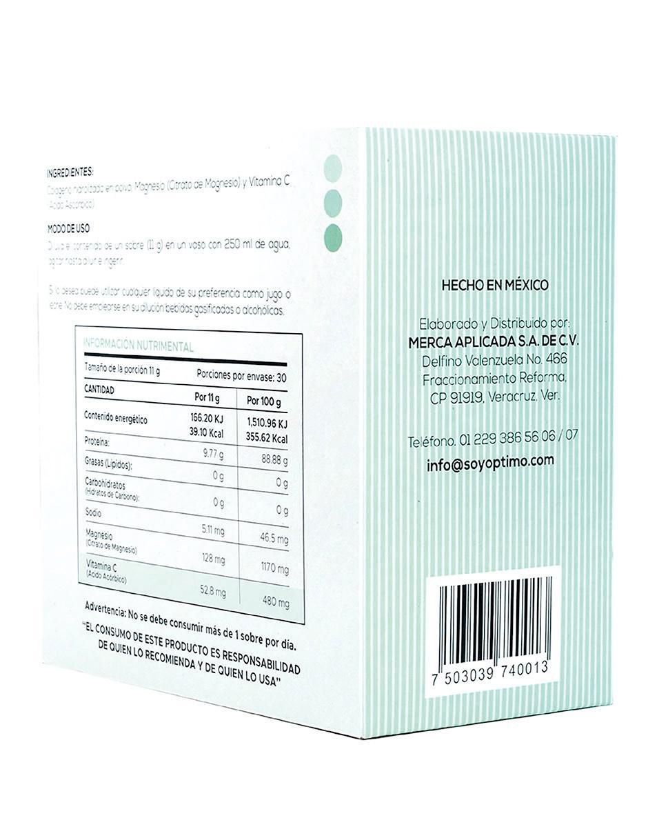 Con Magnesio Y Vitamina C Milu Colágeno Hidrolizado sabor original de 330 g 3
