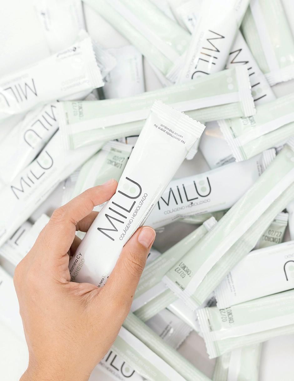Con Magnesio Y Vitamina C Milu Colágeno Hidrolizado sabor original de 330 g 4