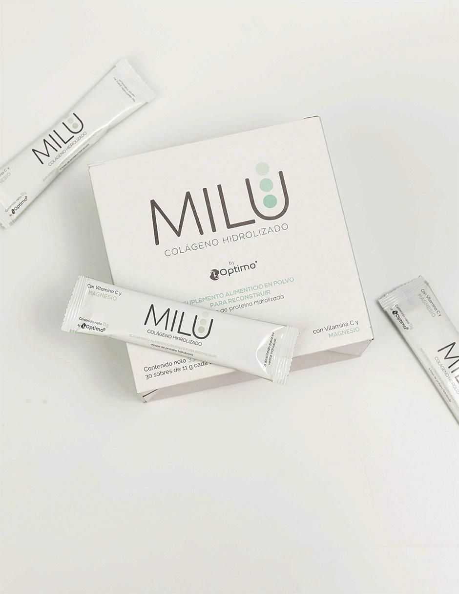 Con Magnesio Y Vitamina C Milu Colágeno Hidrolizado sabor original de 330 g 5