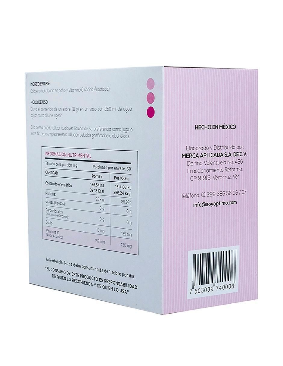 Con Vitamina C Milu Colágeno Hidrolizado sabor original de 330 g 3