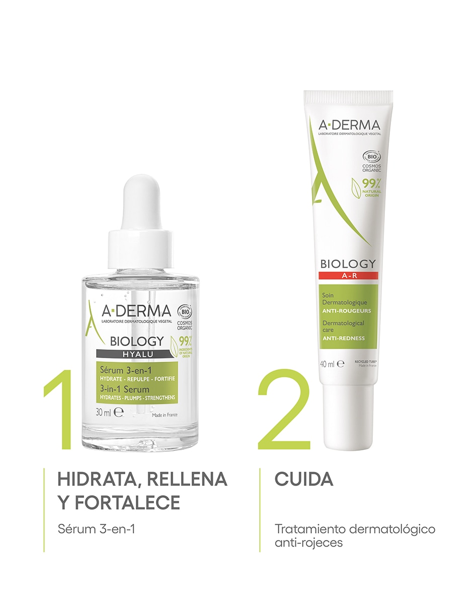 Sérum hidratante facial Biology Hyalu piel sensible 6