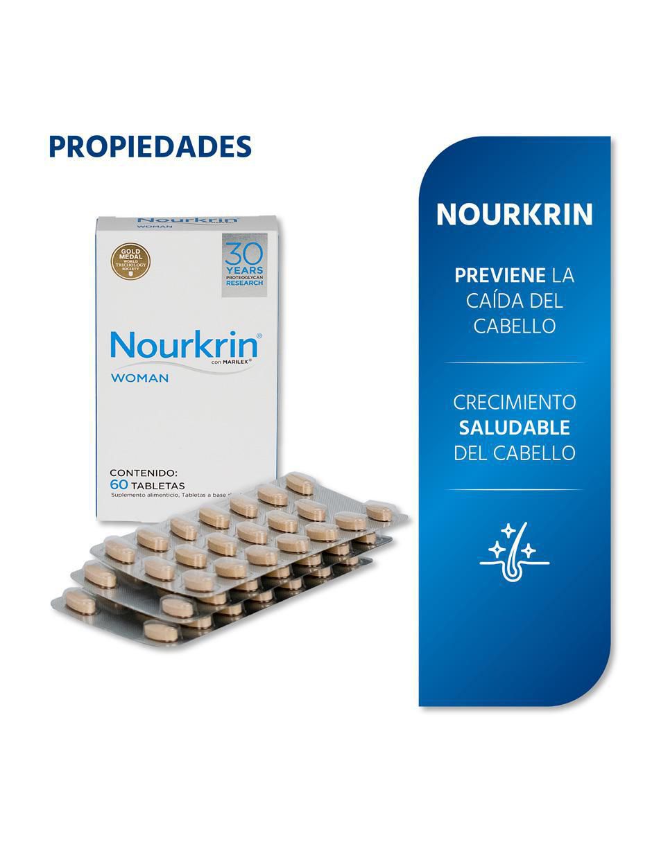 Tratamiento capilar anticaída del cabello Woman con marilex de 60 tabletas 3