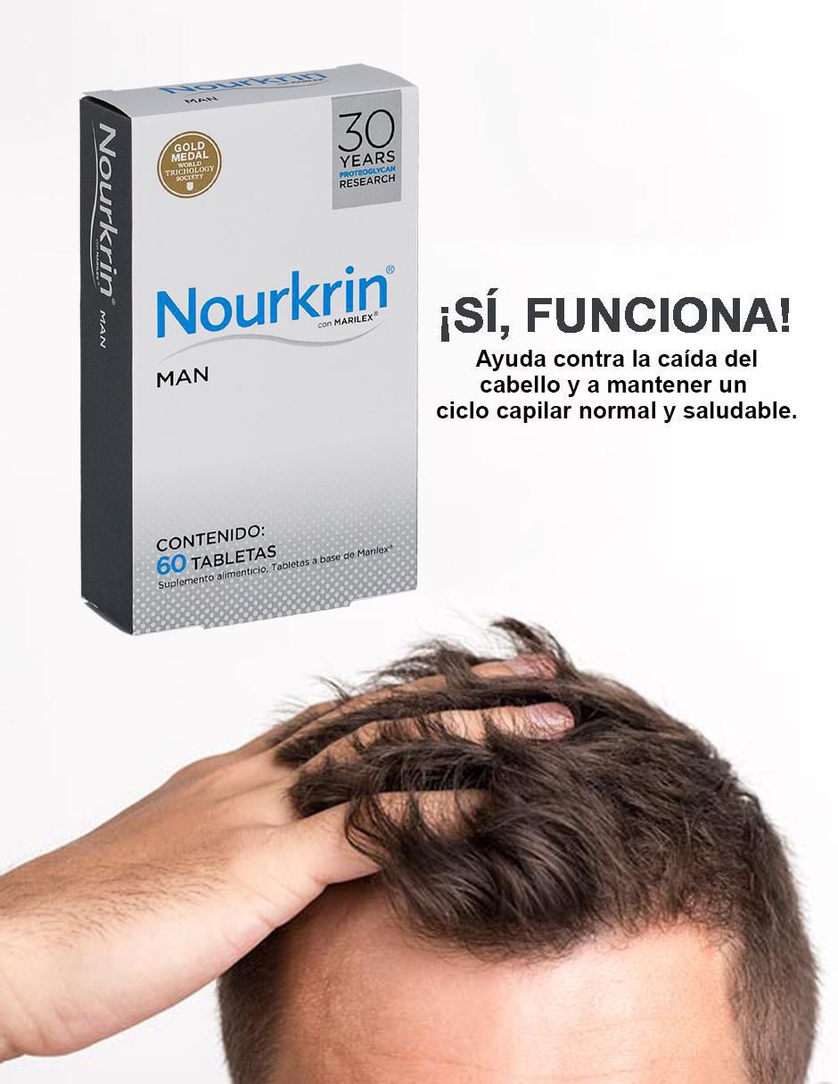 Tratamiento capilar anticaída del cabello Man con marilex de 60 tabletas 5