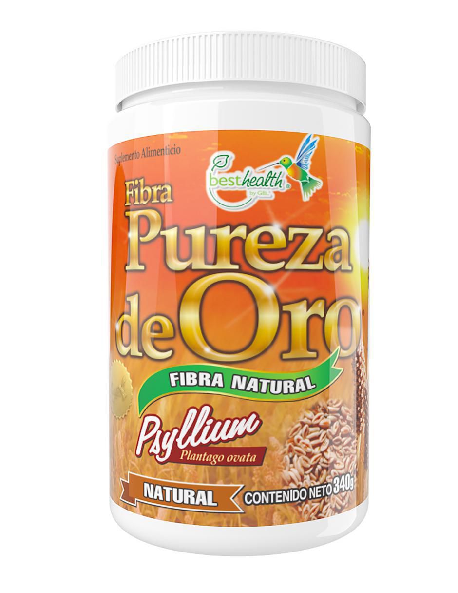 Fibra Pureza de Oro con psyllium (plantago ovata) sabor natural de 340 g Fibra Pureza de Oro con psyllium (plantago ovata) sabor natural de 340 g