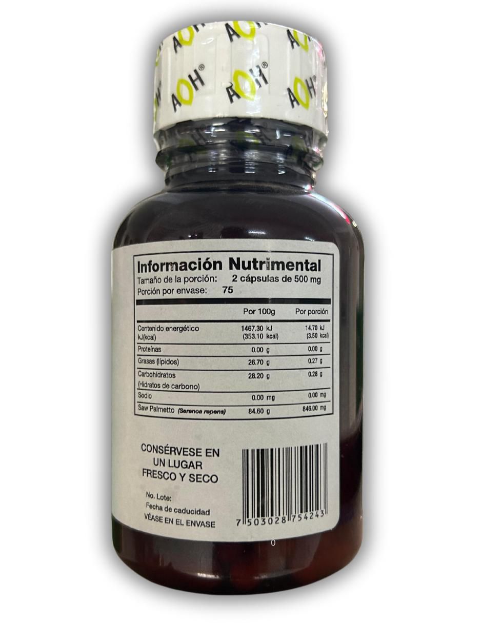 Swto Saw Palmetto 150 Cápsulas Adaptoheal sabor natural de 150 cápsulas 2