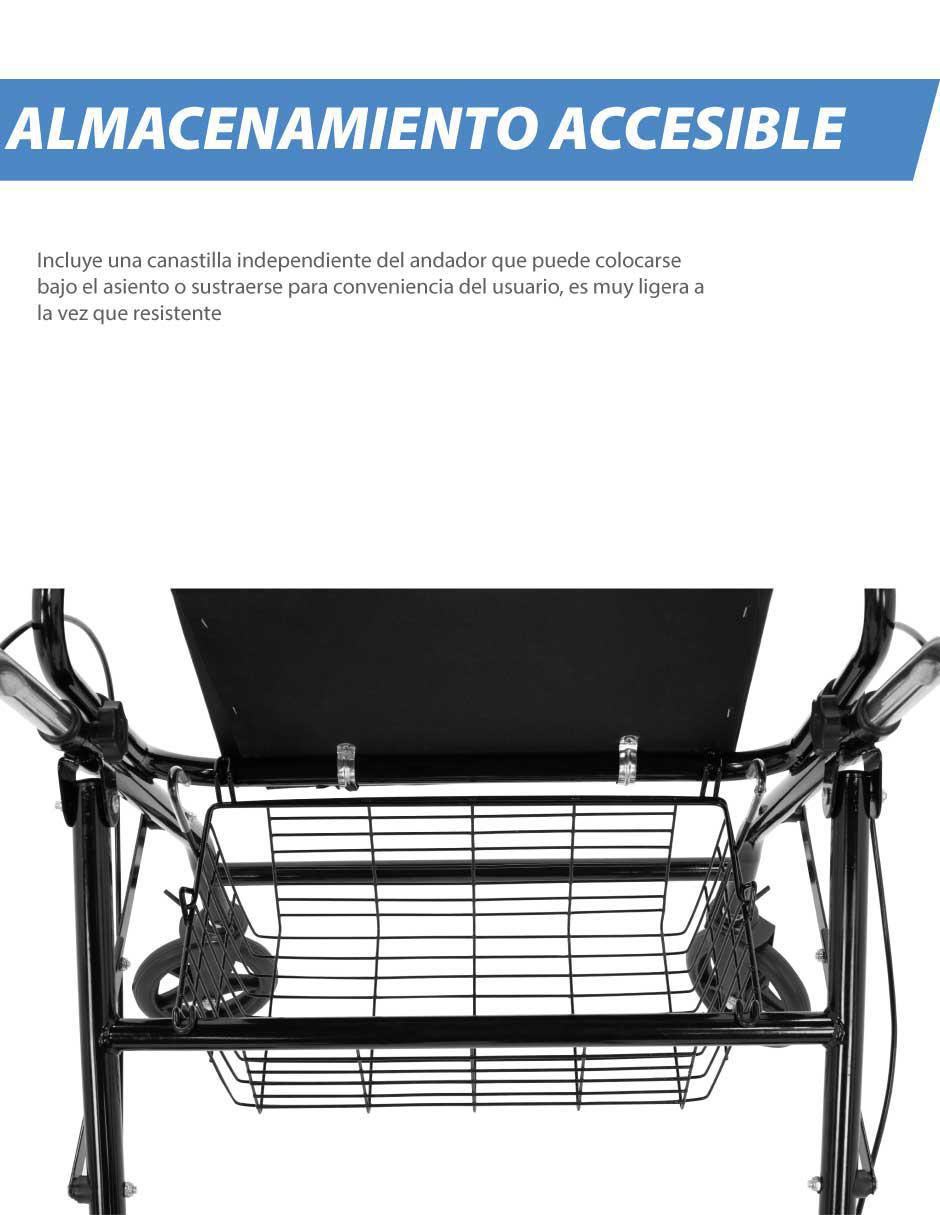Andadera ortopédica rollator Texas 2