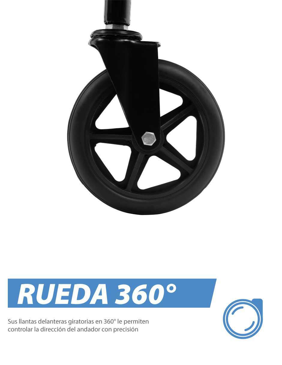 Andadera ortopédica rollator Texas 4