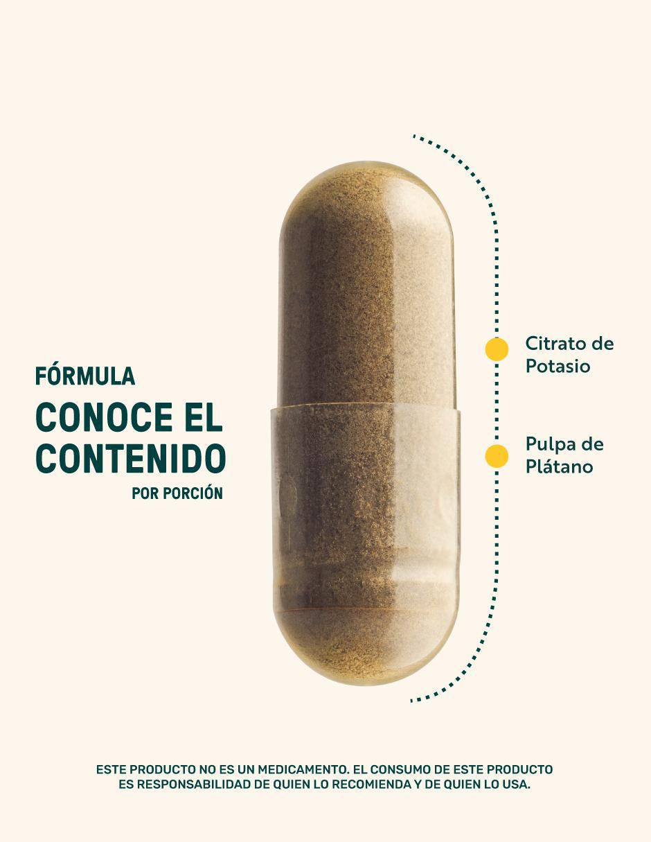 K-Cit: Citrato de Potasio y Pulpa de Plátano Life 360+ con citrato de potasio 3