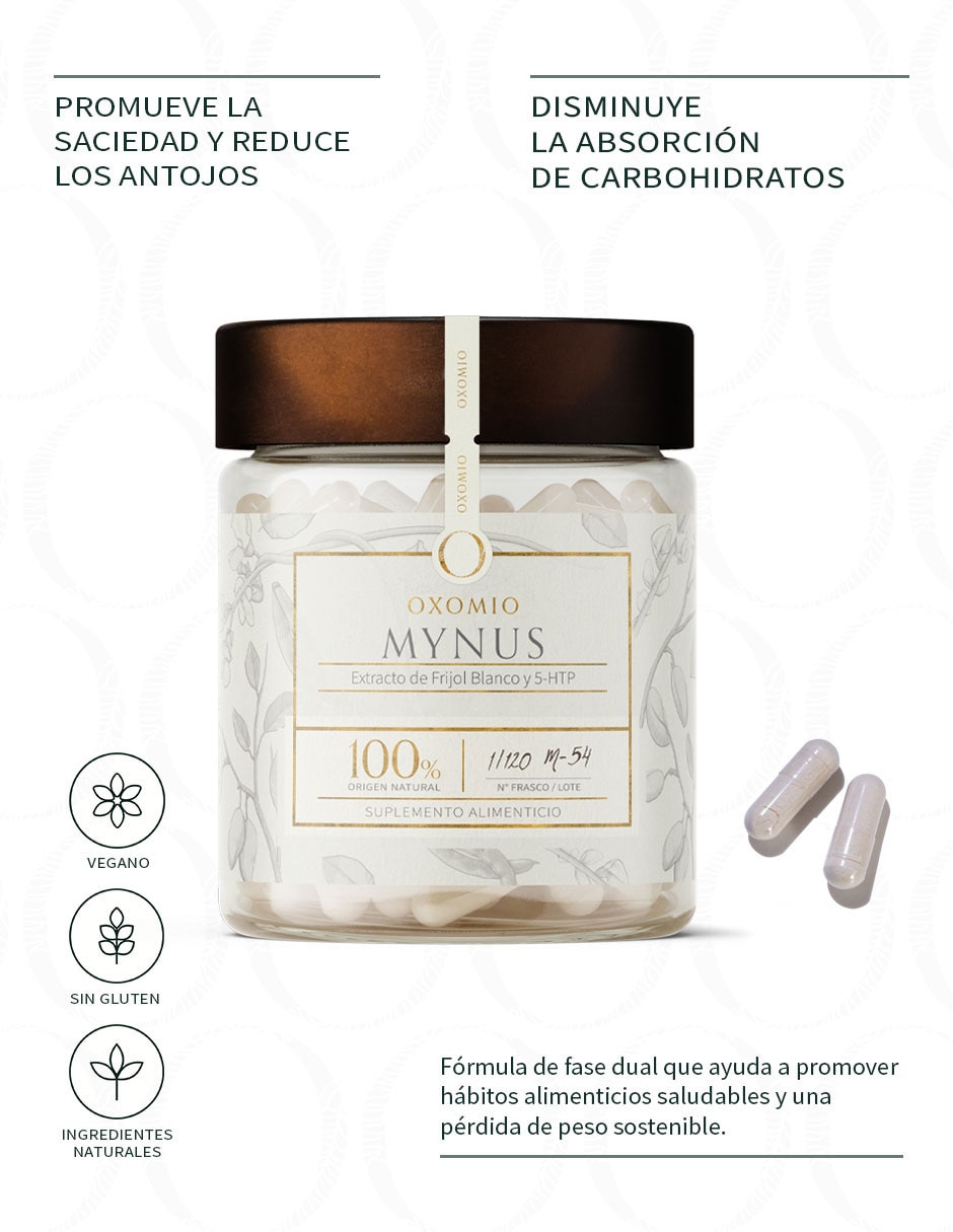Mynus de - Slim Oxomio con 5-htp de 180 cápsulas 2