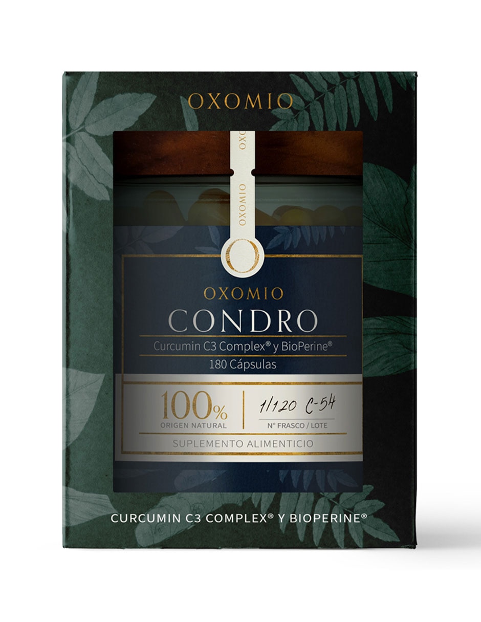 Condro de - Joint Support Oxomio con curcumina al 95% de curcuminoides de 180 cápsulas 5