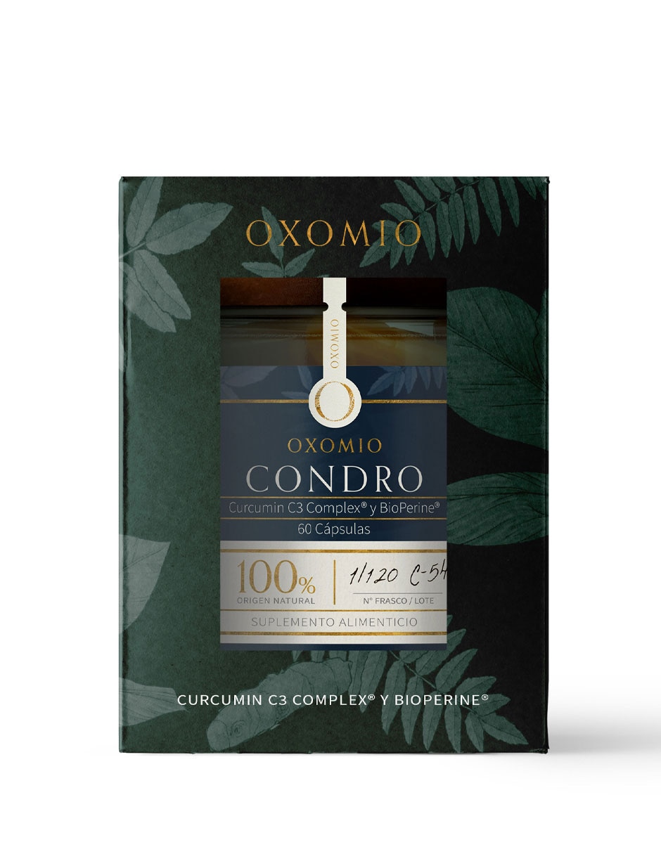 Condro de - Joint Support Oxomio con curcumina al 95% de curcuminoides de 60 cápsulas 5