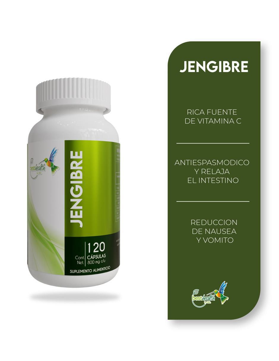Jengibre de 120 cápsulas 2