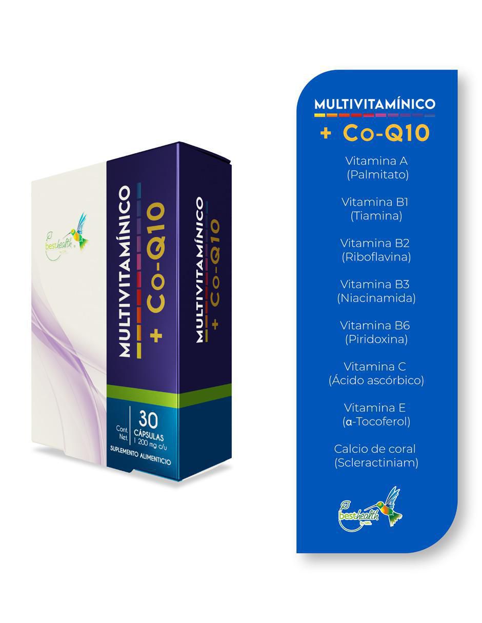 Multivitamínico + Co-Q10 de 30 cápsulas 2