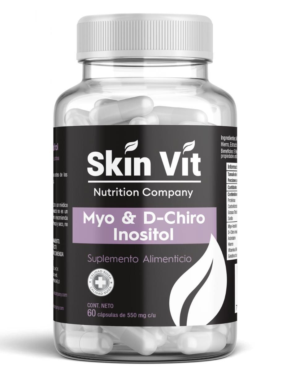 Myo & D-Chiro Inositol 60 Cápsulas Skin Vit Nutrition Company con inositol sabor natural de 60 cápsulas Myo & D-Chiro Inositol 60 Cápsulas Skin Vit Nutrition Company con inositol sabor natural de 60 cápsulas