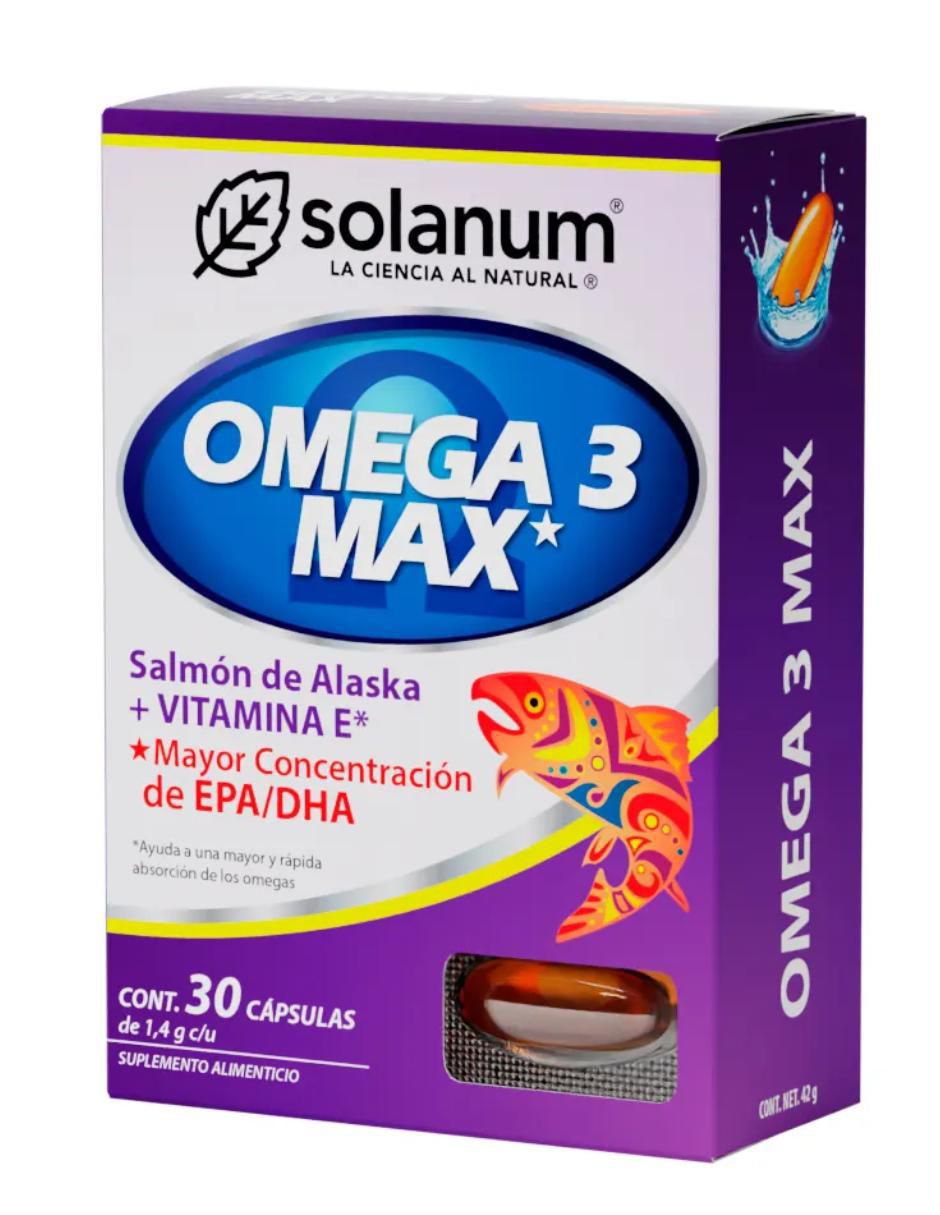 Omega 3 Max de 30 cápsulas