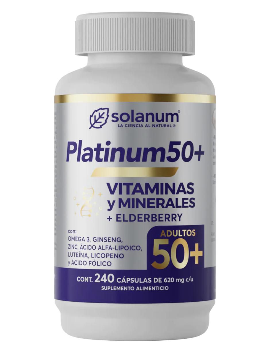 Platinum 50+ con omega 3 de 240 cápsulas