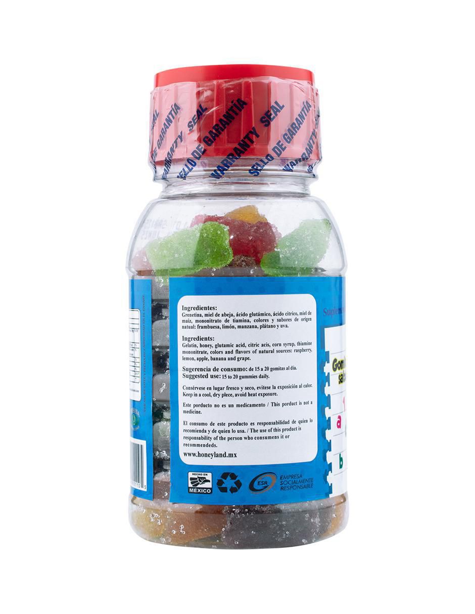 Sabi-Ositos con ácido glutámico + vitamina b1 sabor cítrico de 120 gomitas 3