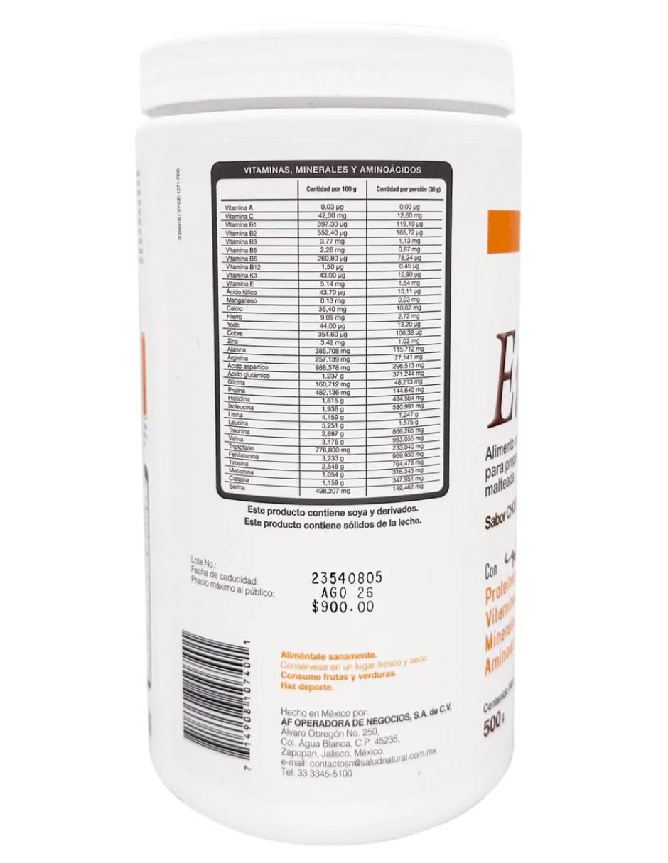 Enersoy con vitamina e y aminoácidos sabor chocolate de 500 g 2