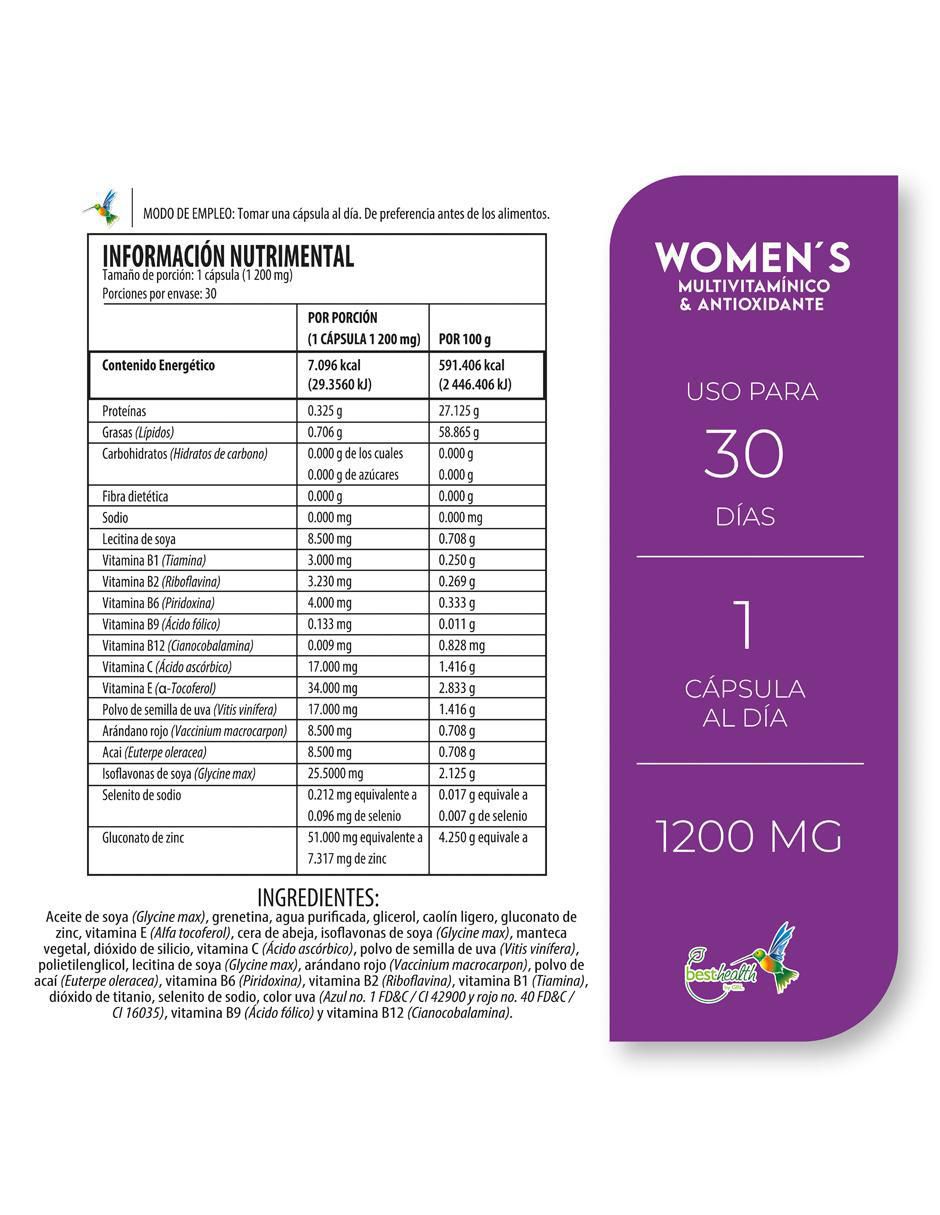 Women´s vitamina cápsulas para mujer 3