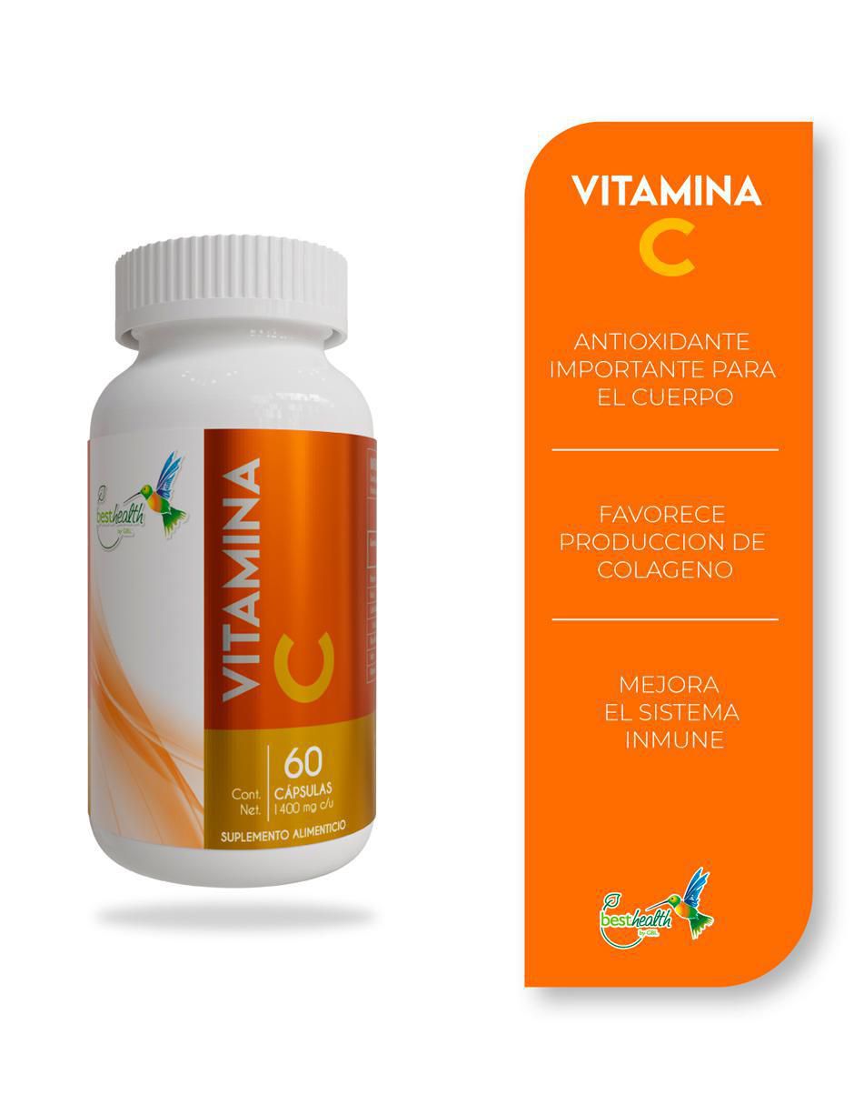 Vitamina C de 60 cápsulas 2