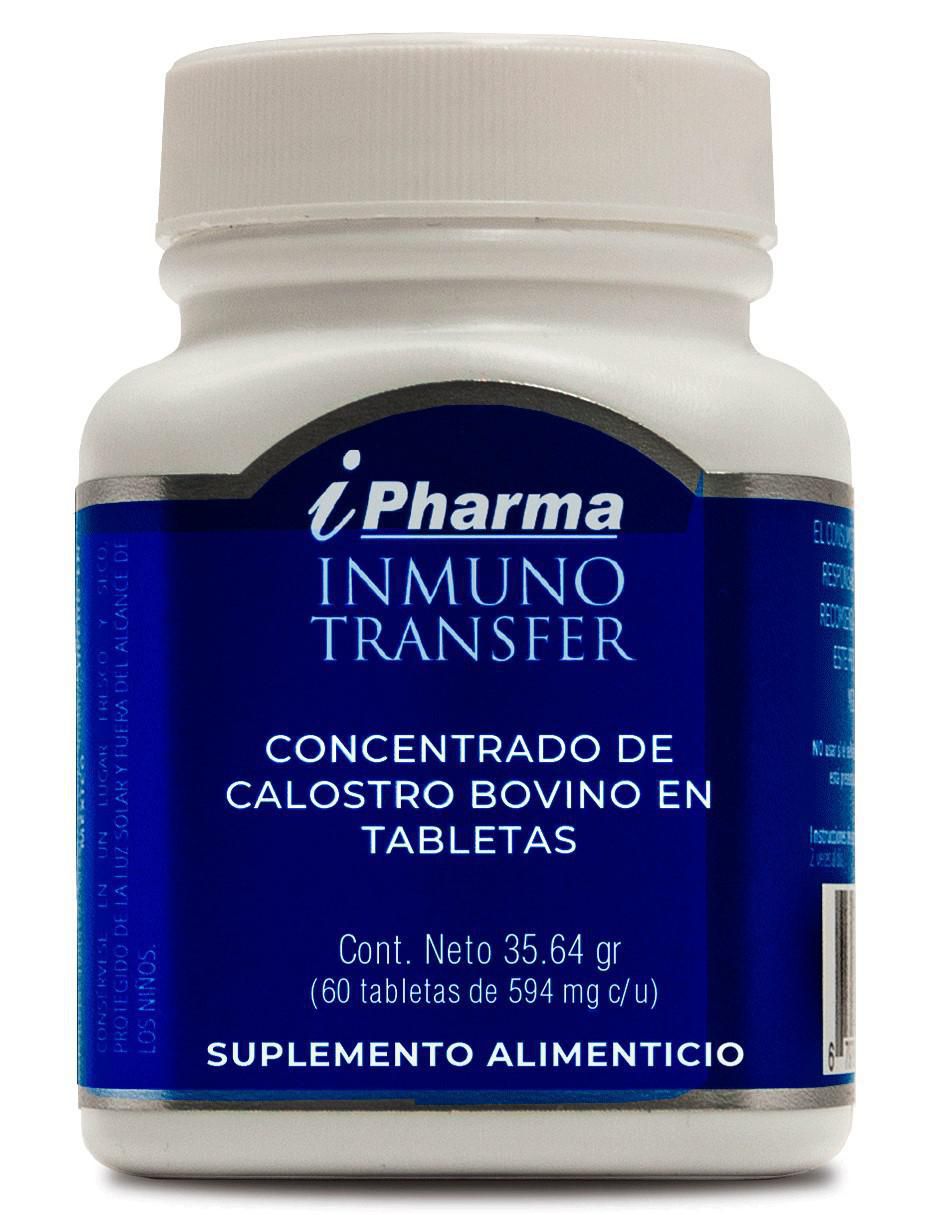 Inmuno Transfer Concentrado de Calostro Bovino sabor natural de 35.6 g Inmuno Transfer Concentrado de Calostro Bovino sabor natural de 35.6 g
