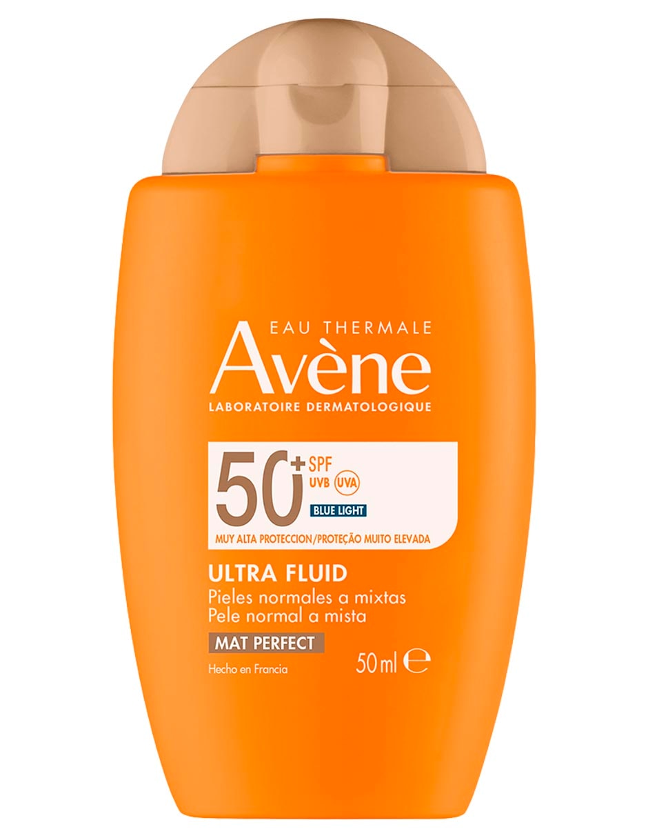 Protector solar FPS 50 Ultra Fluid Mat Perfect Oil Control Línea Naranja 50 ml