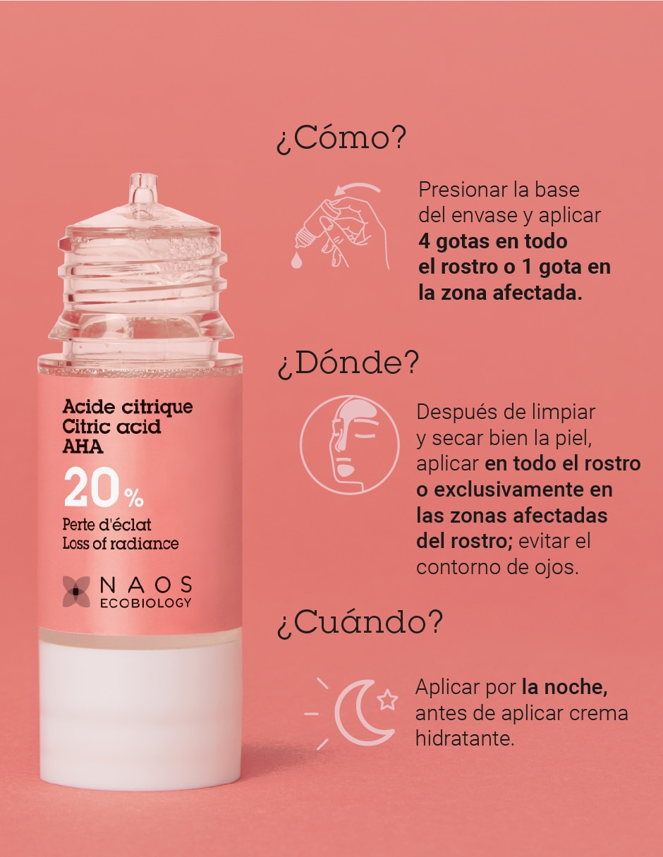 Sérum facial Ácido cítrico Activo Puro Etat Pur de piel normales y sensibles 6