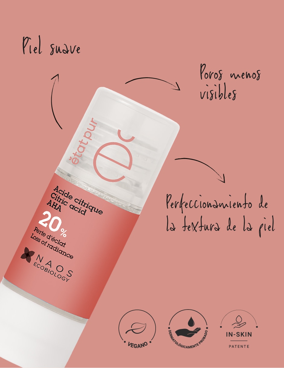 Sérum facial Ácido cítrico Activo Puro Etat Pur de piel normales y sensibles 7