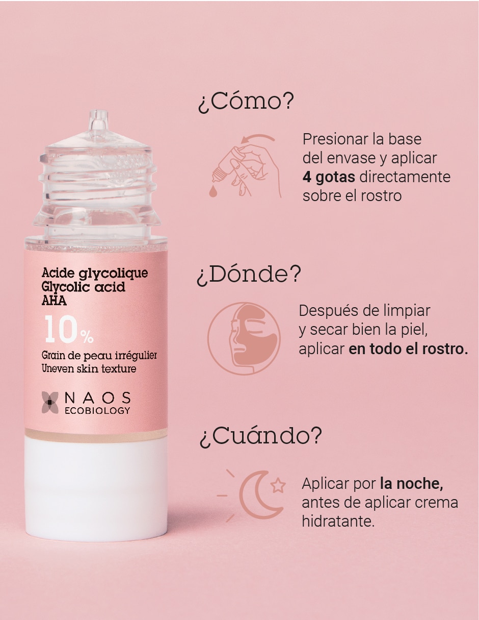 Sérum facial Ácido glicólico Activo Puro Etat Pur de piel normales y sensibles 6