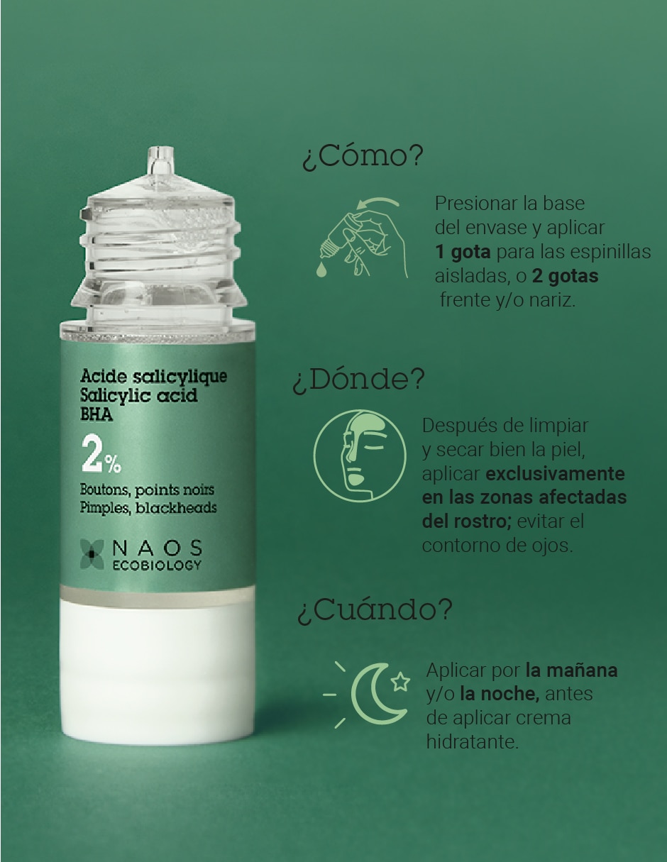 Sérum facial Ácido salicílico Activo Puro Etat Pur de piel mixta y grasa 4