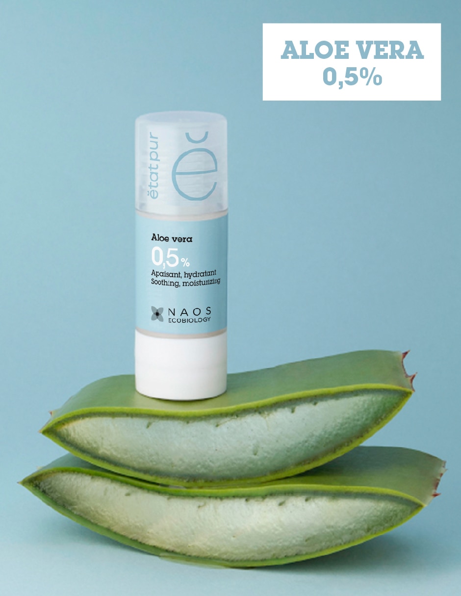 Sérum hidratante Aloe vera Activo Puro Etat Pur de piel normales y sensibles 3