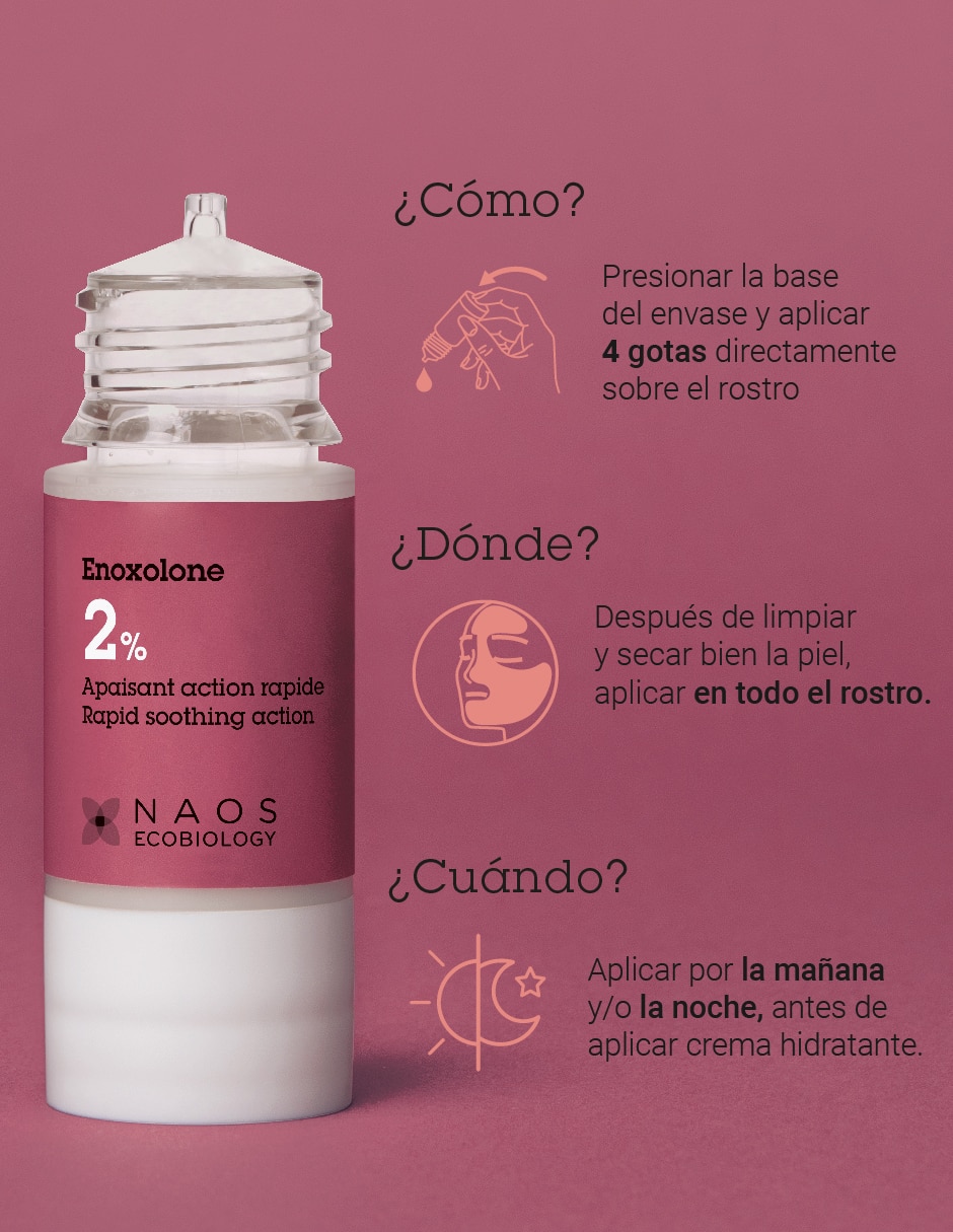 Sérum facial Enoxolona Activo Puro Etat Pur de piel sensible 4