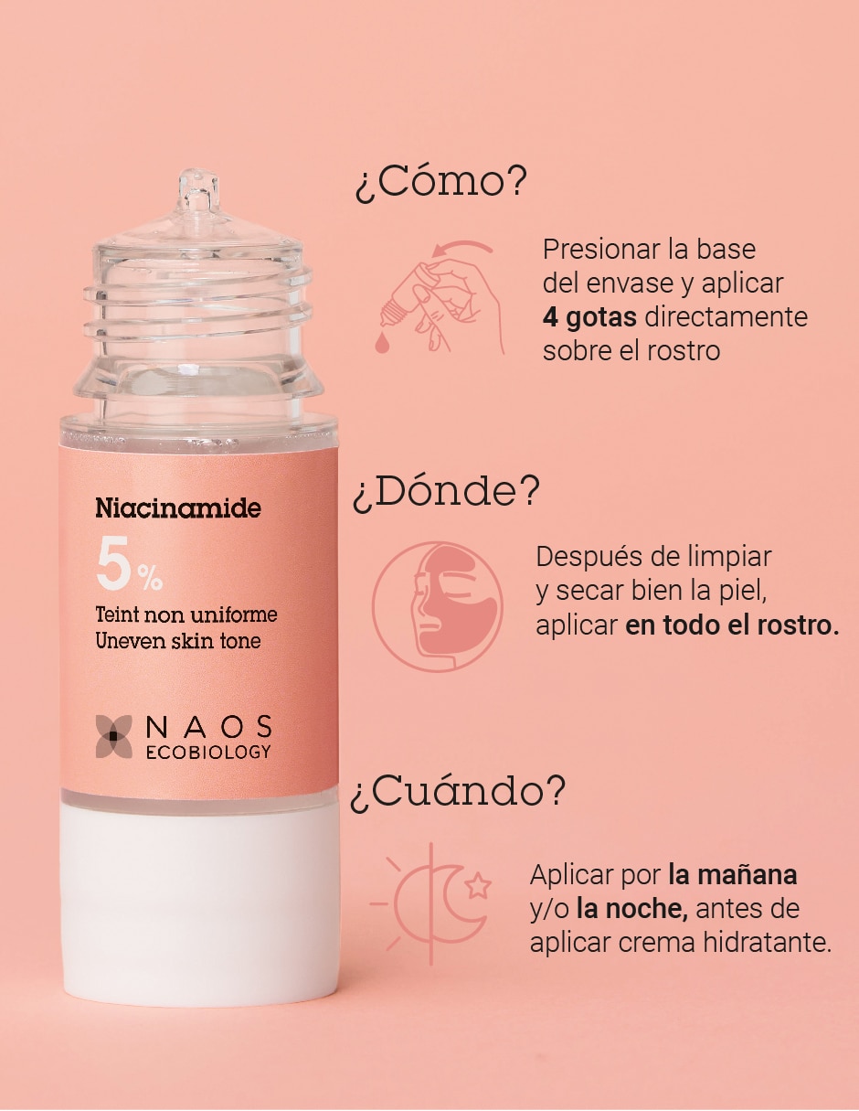 Sérum facial Niacinamida Activo Puro Etat Pur de piel normales y sensibles 4
