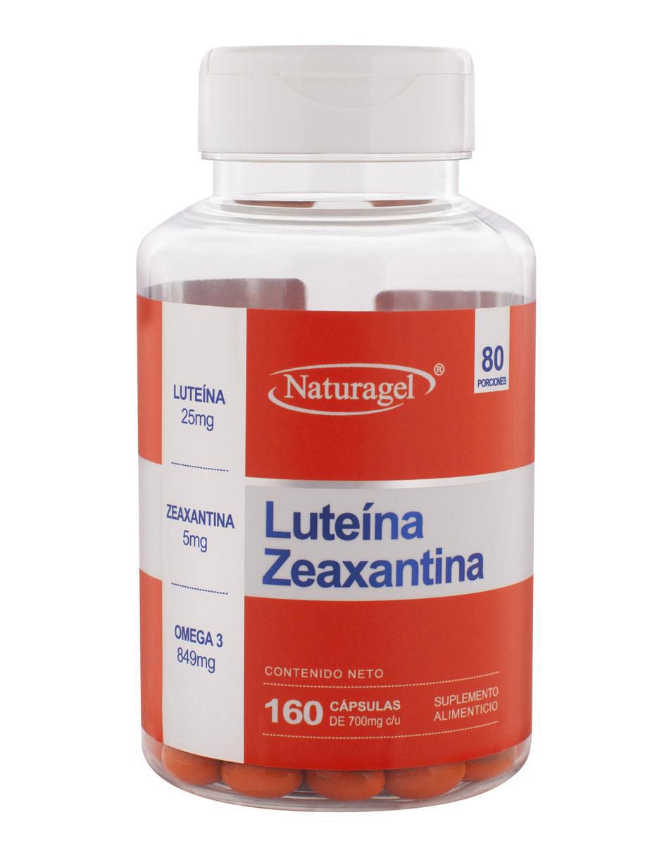 Luteina y Zeaxantina con omega 3 Naturagel 160 cápsulas