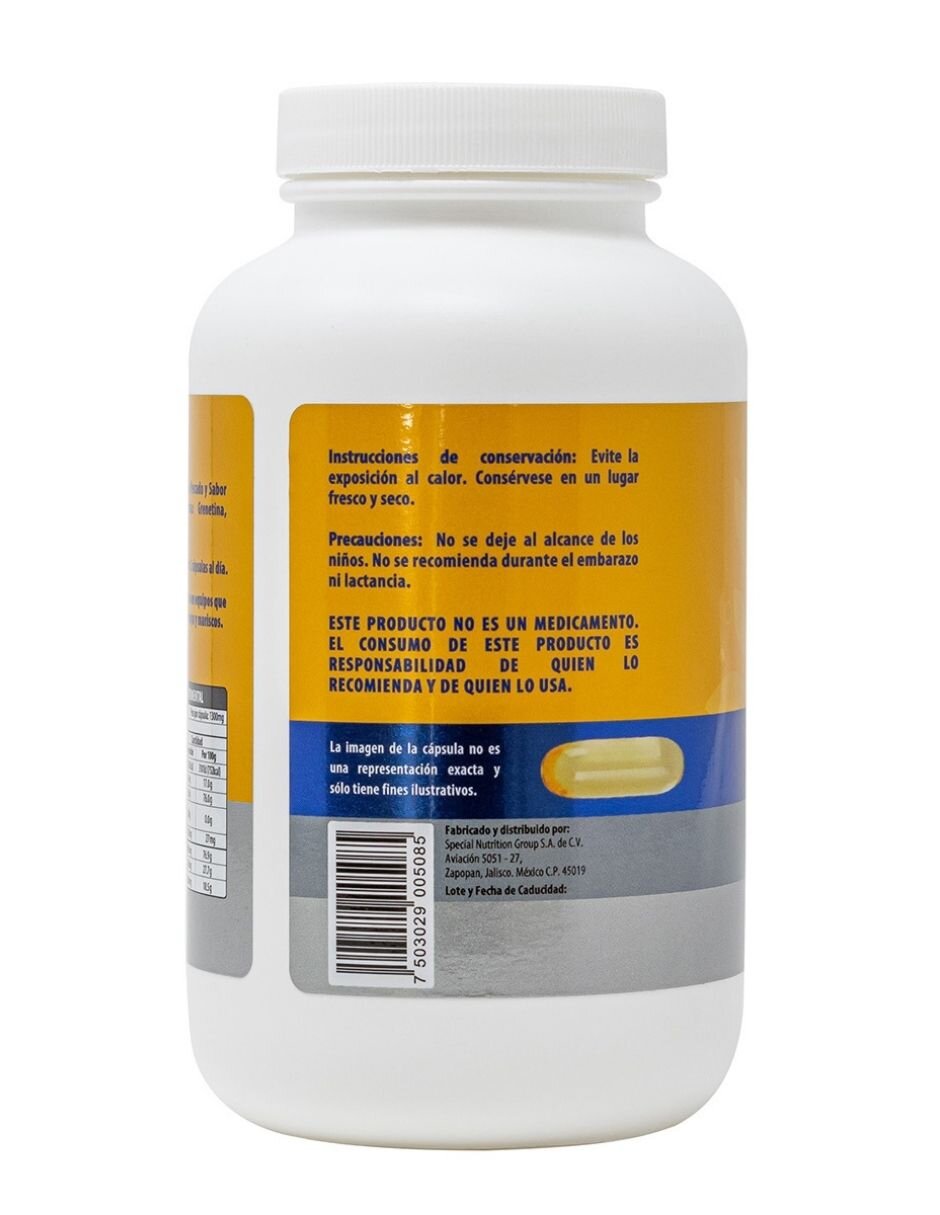 Omega 3 (EPA 360 / DHA 240) sabor limón de 200 cápsulas 3