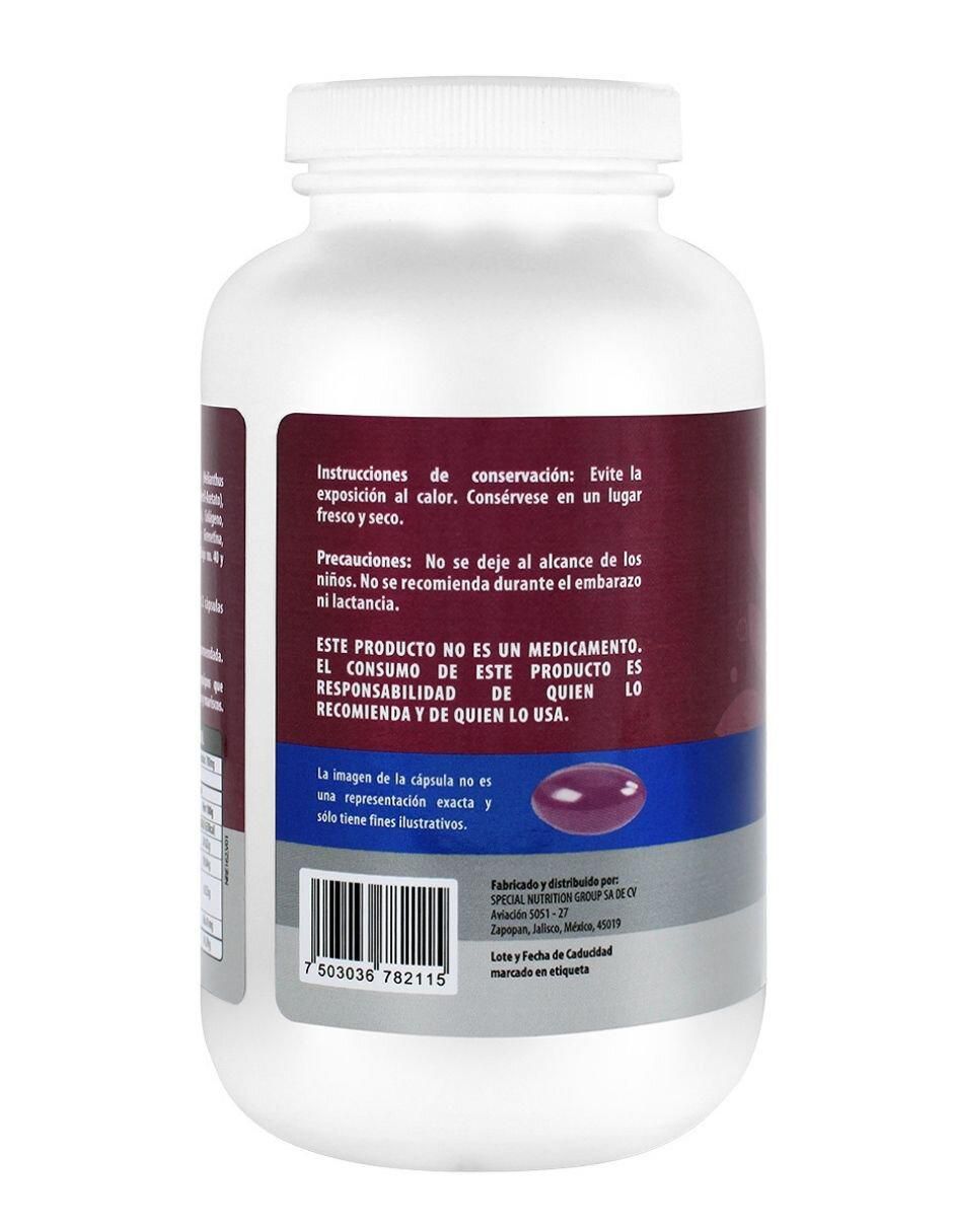 Resveratrol con Vitamina E y Colágeno de 160 cápsulas 3