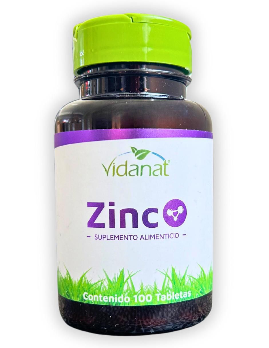 Zinc Vidanat con zinc de 100 tabletas