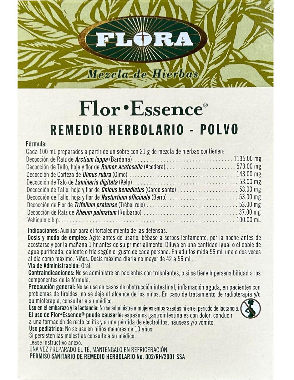 Flor Essence Remedio Herbolario Polvo sabor herbal 2