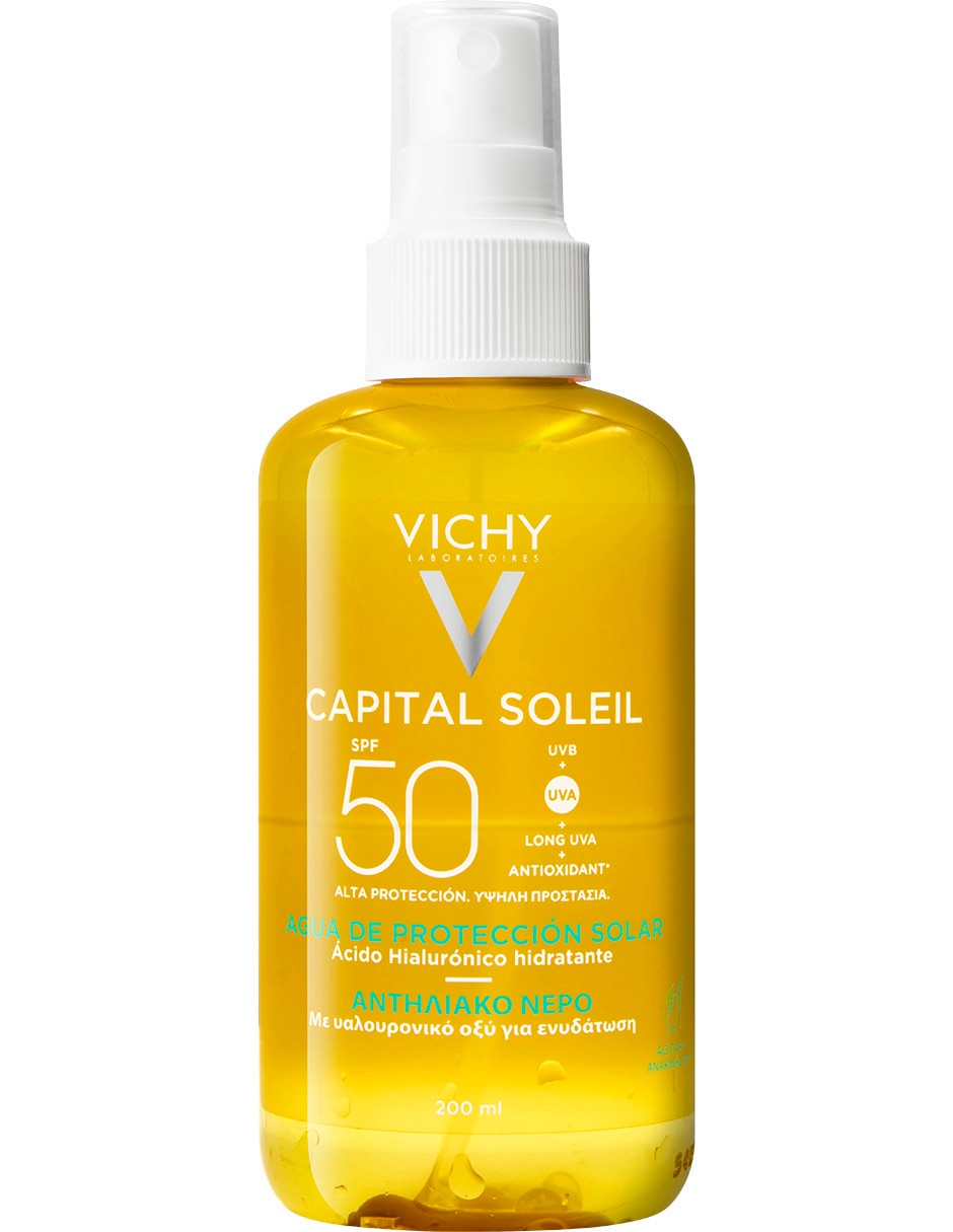 Protector solar FPS 50 Capital Soleil Agua Hidratante Capital Soleil 200 ml Protector solar FPS 50 Capital Soleil Agua Hidratante Capital Soleil 200 ml