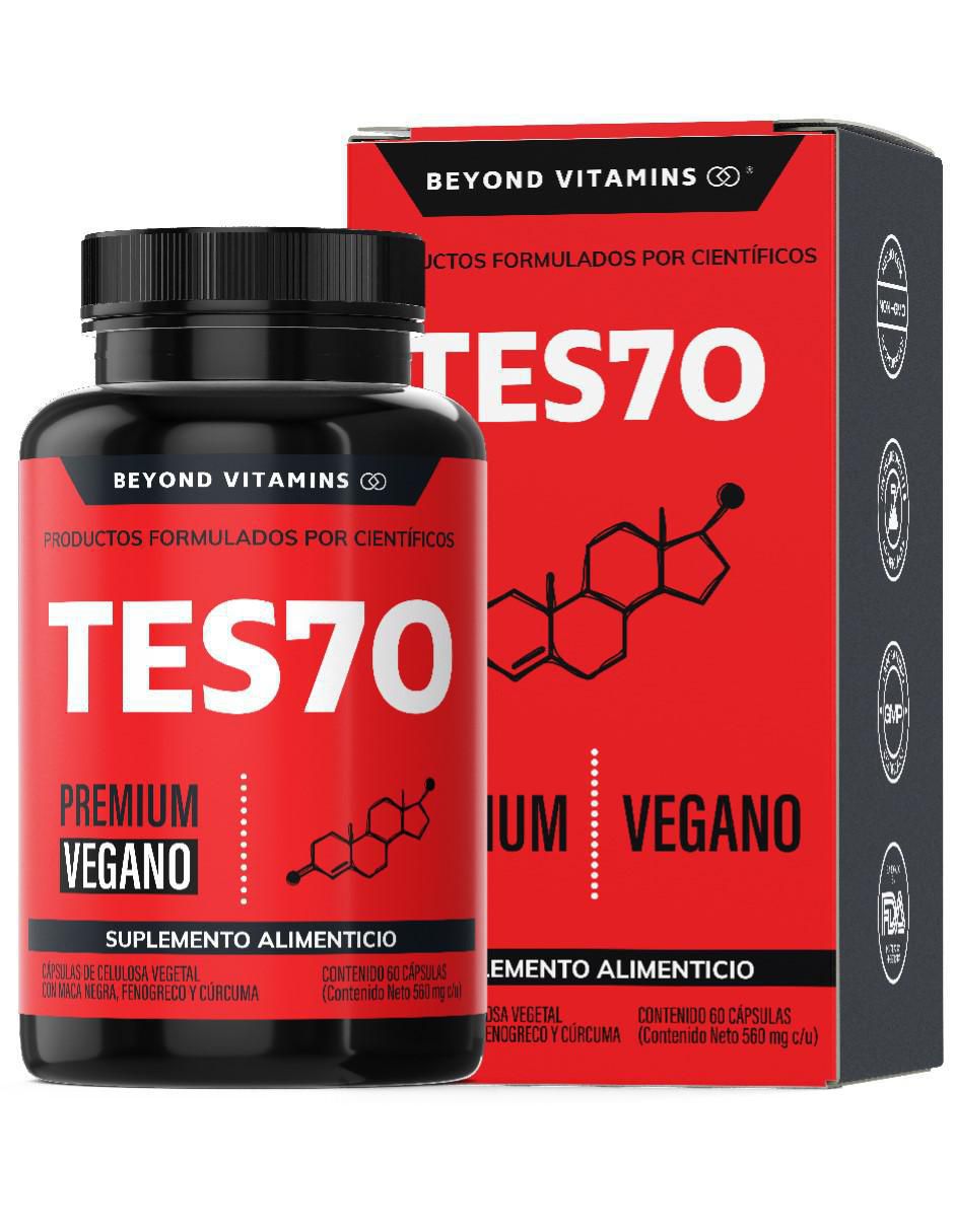 Testo Premium Vegano con fenogreco, maca, l arginina, zinc, vitamina d3, ácido aspártico, l-citrulina y creatina monohidratada de 60 cápsulas Testo Premium Vegano con fenogreco, maca, l arginina, zinc, vitamina d3, ácido aspártico, l-citrulina y creatina monohidratada de 60 cápsulas