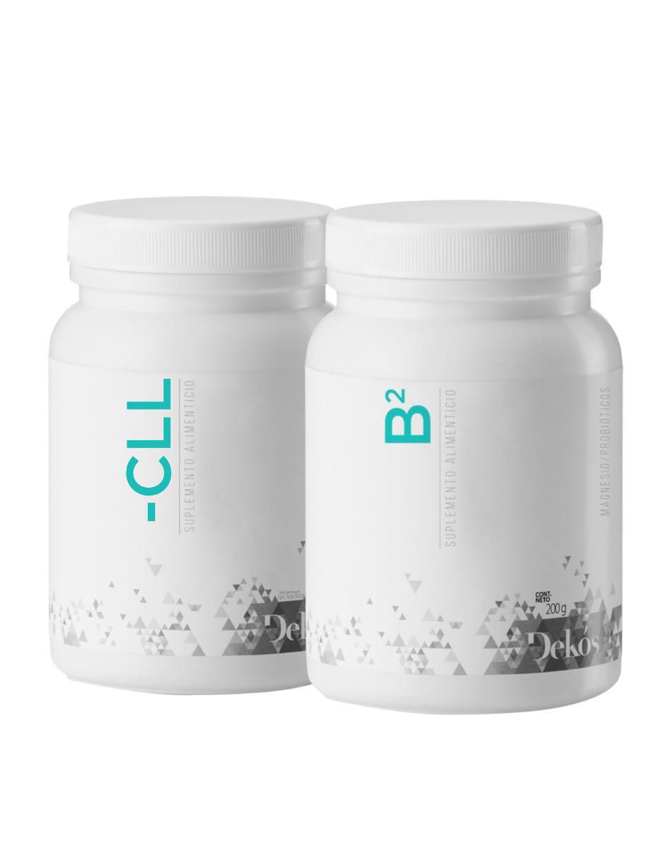 Duo Siluete CLL+B2 con colágeno hidolizado, vitamina C sabor naranja