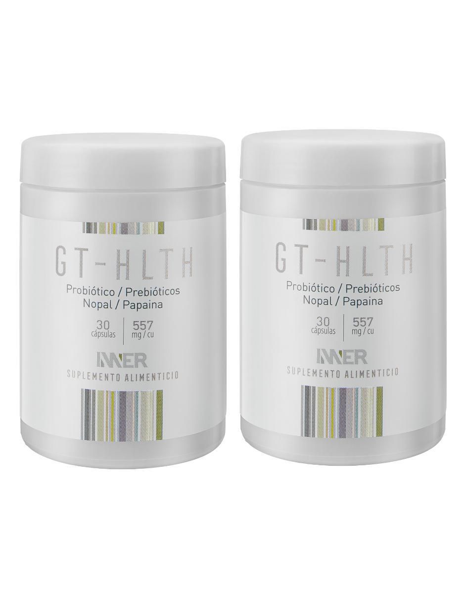 Gt-Hlth Duo con probioticos 5.7 billones cfu de 60 cápsulas Gt-Hlth Duo con probioticos 5.7 billones cfu de 60 cápsulas