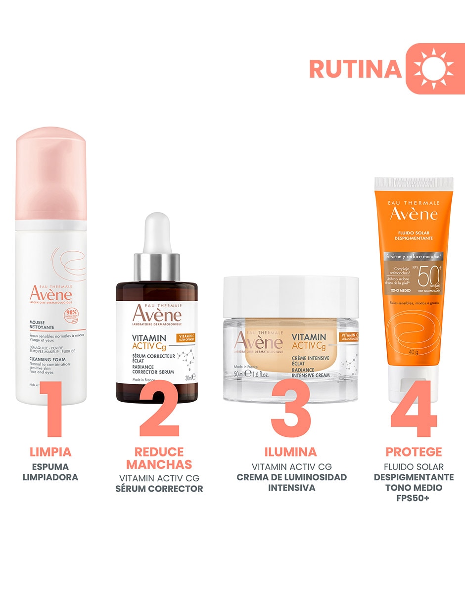 Crema facial recomendada para revitalizar día y noche Crema de Luminosidad Intensiva Antioxidante Vitamin Activ Cg todo tipo piel 10