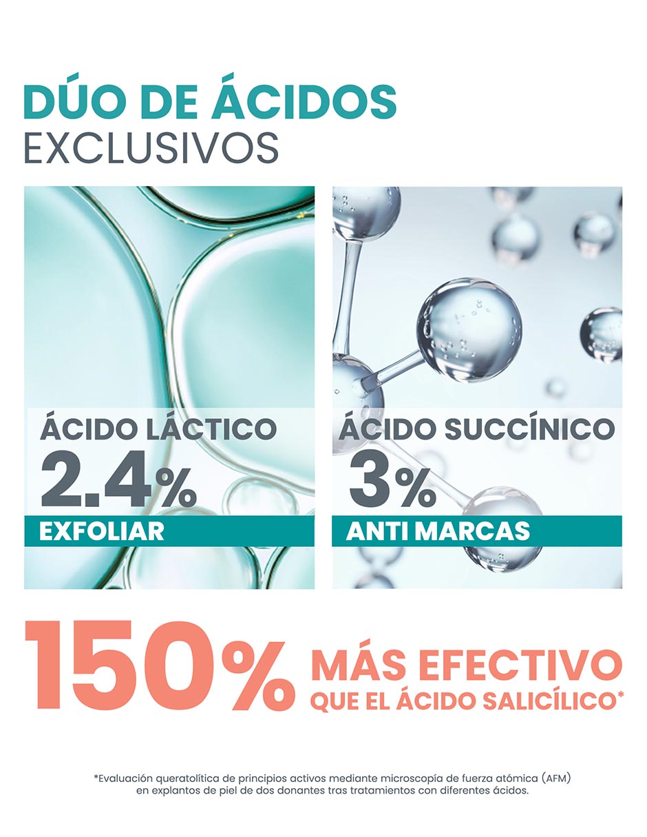 Sérum antiacné facial exfoliante Cleanance de piel mixta y grasa 5