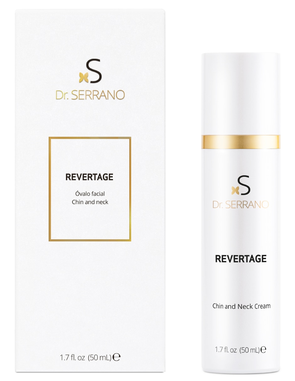 Crema para cuello y escote recomendada para prevenir signos de la edad de día y noche Dr. Serrano para todo tipo piel 3