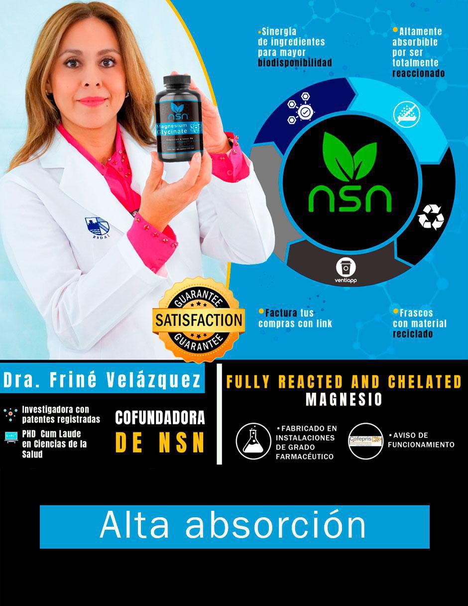 Glicinato de Magnesio con magnesio de 450 g 5
